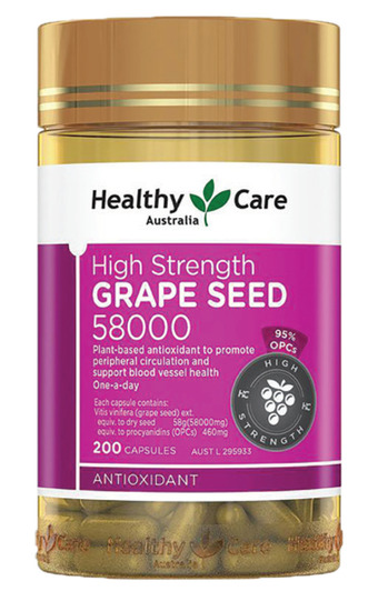 Chemist Warehouse Healthy care high strength grape seed 58000 200 capsules offer