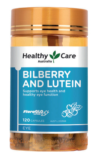 Chemist Warehouse Healthy care bilberry and lutein 120 capsules offer