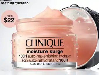 Priceline CLINIQUE moisture surge offer