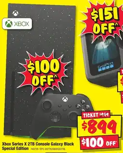 JB Hi-Fi Xbox Series X 2TB Console Galaxy Black Special Edition offer