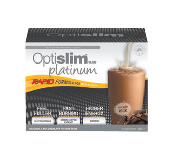 Chemist Warehouse Optislim vlcd platinum chocolate shake 21x25g sachets offer