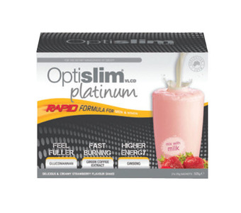 Chemist Warehouse Optislim vlcd platinum strawberry shake 21x25g sachets offer