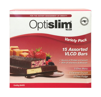 Chemist Warehouse Optislim vlcd bars variety 60g 15 pack offer