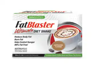 Chemist Warehouse Naturopathica fatblaster ultimate diet shake 21 x 33g offer