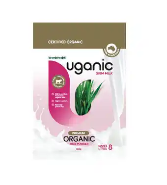Chemist Warehouse Uganic milk powder skim 800g offer