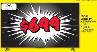 JB Hi-Fi 65" 4K Google TV offer