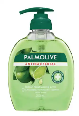 Chemist Warehouse Palmolive antibacterial odour neutralising liquid hand wash lime pump 250ml offer