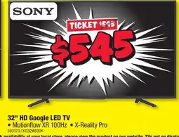 JB Hi-Fi 32" HD Google LED TV offer