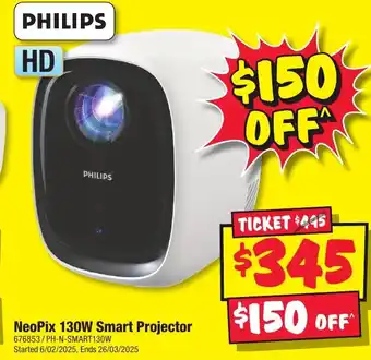 JB Hi-Fi NeoPix 130W Smart Projector offer