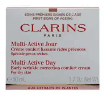 Chemist Warehouse Clarins multi-active day cream dry skin 50ml offer