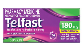 Chemist Warehouse Telfast 180mg 30 tablets offer