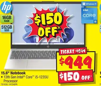 JB Hi-Fi 15.6" Notebook offer