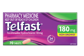 Chemist Warehouse Telfast 180mg 70 tablets offer
