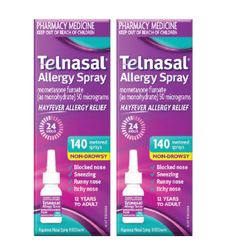 Chemist Warehouse Telnasal allergy spray 140 metered sprays offer