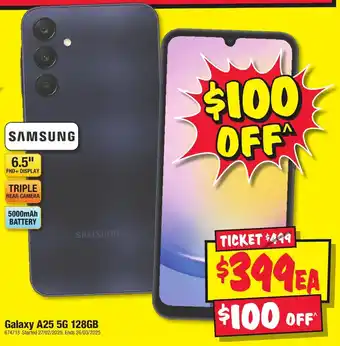 JB Hi-Fi Galaxy A25 5G offer