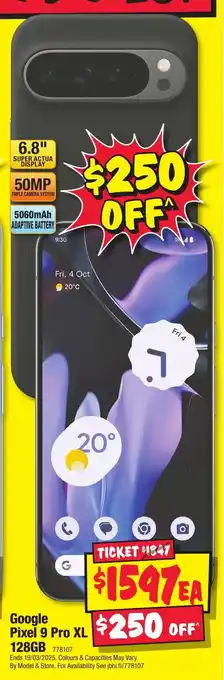 JB Hi-Fi Google Pixel 9 Pro XL offer