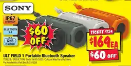 JB Hi-Fi ULT FIELD 1 Portable Bluetooth Speaker offer