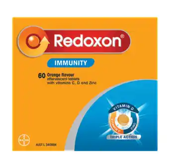 Chemist Warehouse Redoxon immunity orange 60 effervescent tablets offer