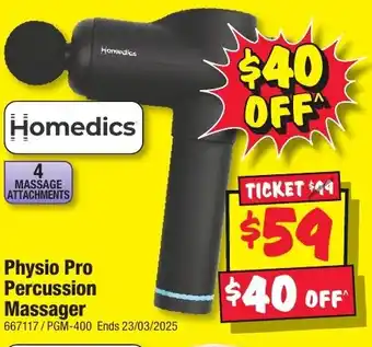 JB Hi-Fi Physio Pro Percussion Massager offer