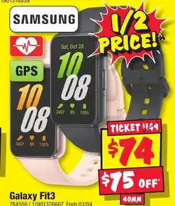 JB Hi-Fi Galaxy Fit3 offer