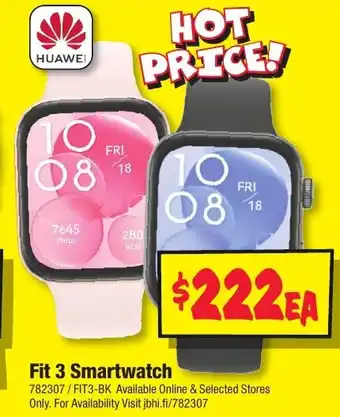 JB Hi-Fi Fit 3 Smartwatch offer