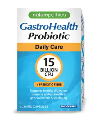 Naturopathica gastrohealth probiotic daily care 30 capsules