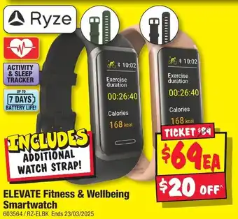 JB Hi-Fi ELEVATE Fitness & Wellbeing Smartwatch offer