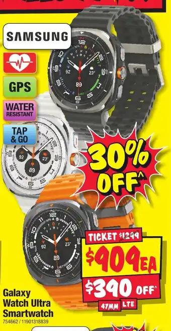 JB Hi-Fi Galaxy Watch Ultra Smartwatch offer