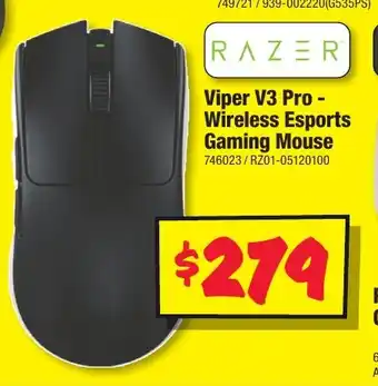 JB Hi-Fi Viper V3 Pro - Wireless Esports Gaming Mouse offer