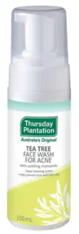 Chemist Warehouse Thursday plantation tea tree face wash 150ml offer
