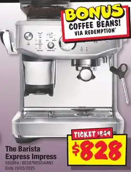 JB Hi-Fi The Barista Express Impress offer