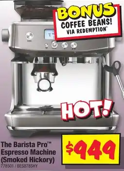 JB Hi-Fi The Barista Pro Espresso Machine (Smoked Hickory) offer