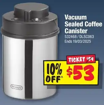 JB Hi-Fi Vacuum Sealed Coffee Canister offer