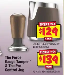 JB Hi-Fi The Force Gauge Tamper & The Pro Control Jug offer