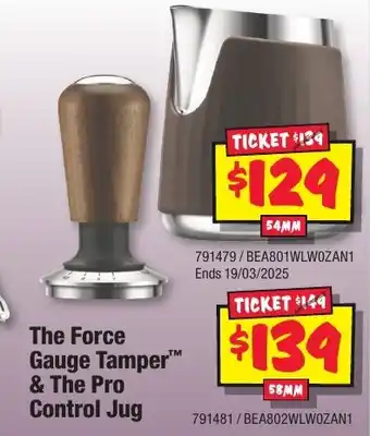 JB Hi-Fi The Force Gauge Tamper & The Pro Control Jug offer