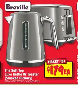 JB Hi-Fi The Soft Top Luxe Kettle Or Toaster offer