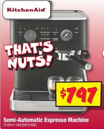 JB Hi-Fi Semi-Automatic Espresso Machine offer