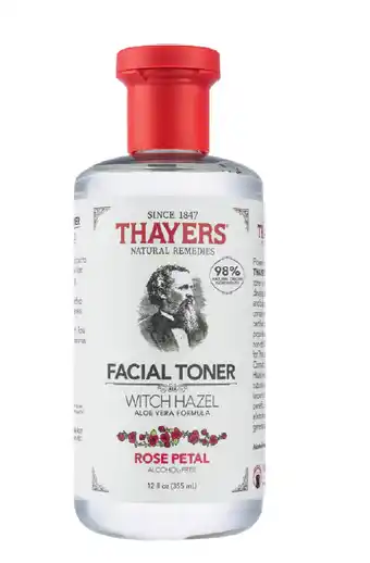Chemist Warehouse Thayers rose petal alcohol free facial toner with witch hazel aloe vera 355ml offer