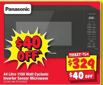 JB Hi-Fi Cyclonic Inverter Sensor Microwave offer