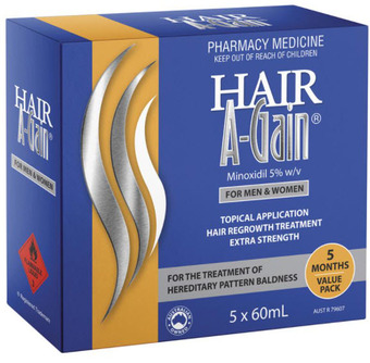 Chemist Warehouse Hair a-gain 5 x 60ml offer