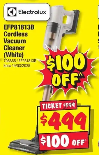 JB Hi-Fi Cordless Vacuum Cleaner offer