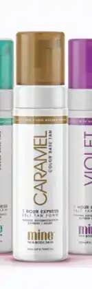 Minetan caramel self tan foam 200ml