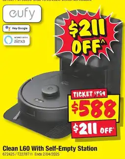 JB Hi-Fi Clean L60 With Self-Empty Station offer