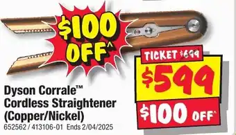 JB Hi-Fi Cordless Straightener offer