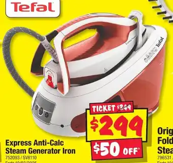 JB Hi-Fi Express Anti-Calc Steam Generator Iron offer