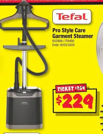 JB Hi-Fi Pro Style Care Garment Steamer offer