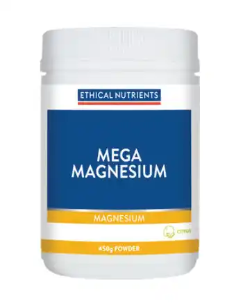 Chemist Warehouse Ethical nutrients mega magnesium citrus 450g powder offer