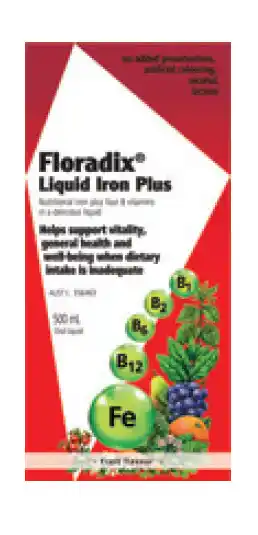 Chemist Warehouse Floradix floravital liquid iron plus 500ml oral liquid offer