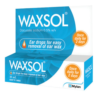 Chemist Warehouse Waxsol ear drops 0.5% 10ml offer