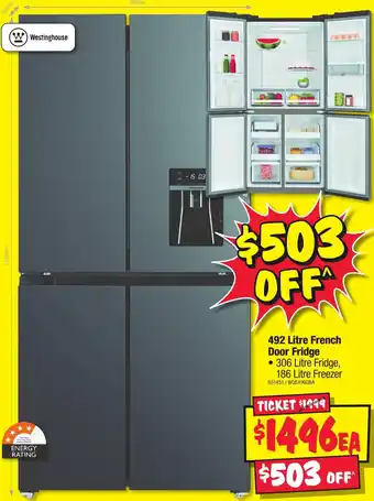 JB Hi-Fi Door Fridge offer